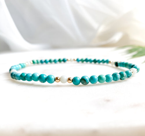 Turquoise I Anklets