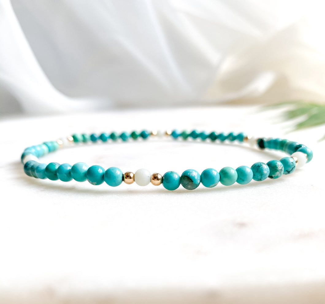 Turquoise I Anklets